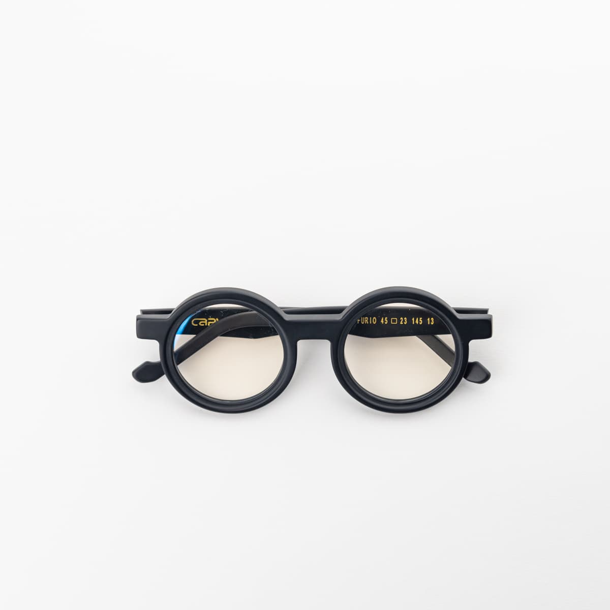 Furio Nero — montatura Capys Eyewear | artigianato italiano