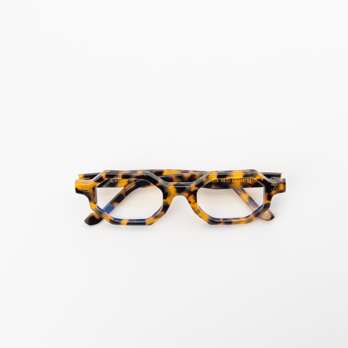 Kubik Havana — montatura Capys Eyewear | artigianato italiano